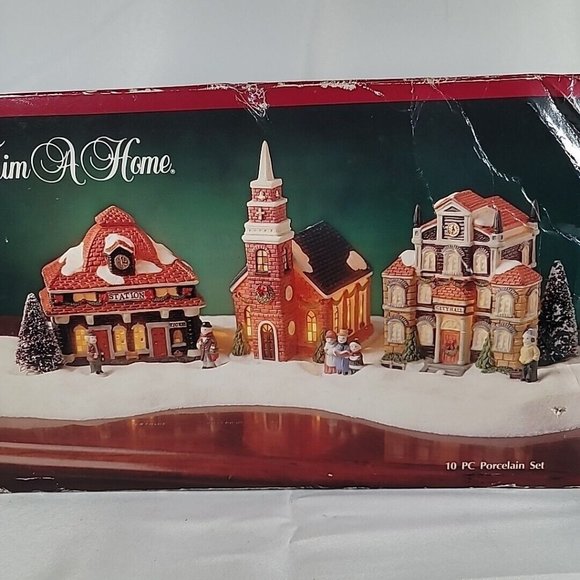 Trim A Home Holiday Trim A Home Holiday Christmas Pc Village